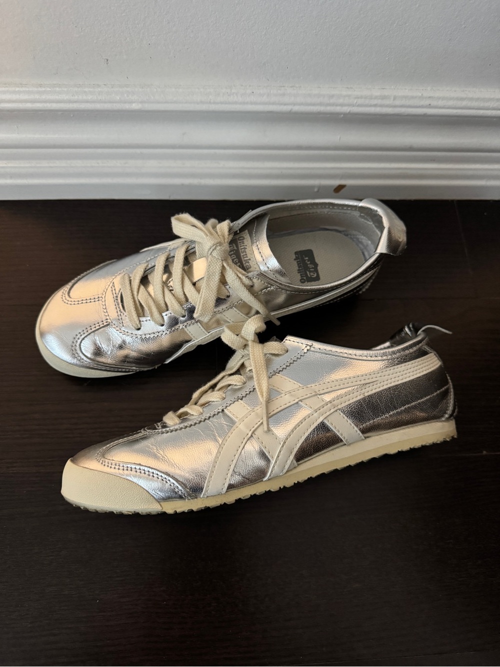 Onitsuka Tiger Mexico 66 Silver & Off White Sneakers